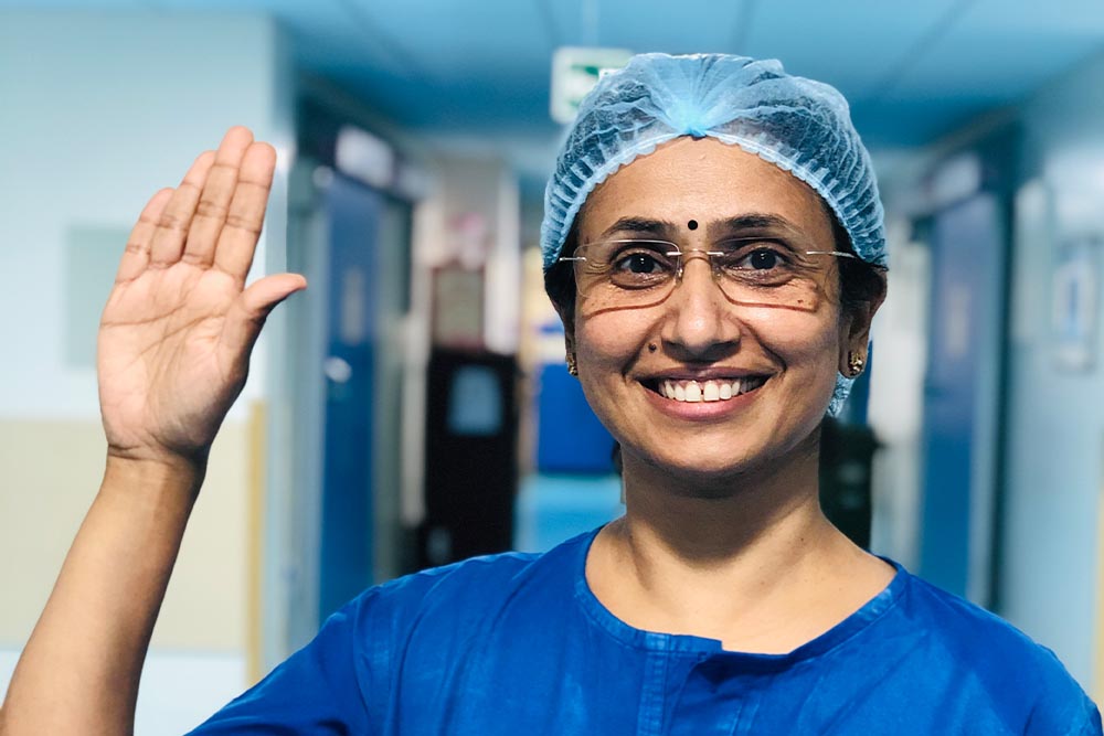 Dr Vibha Naik smiling